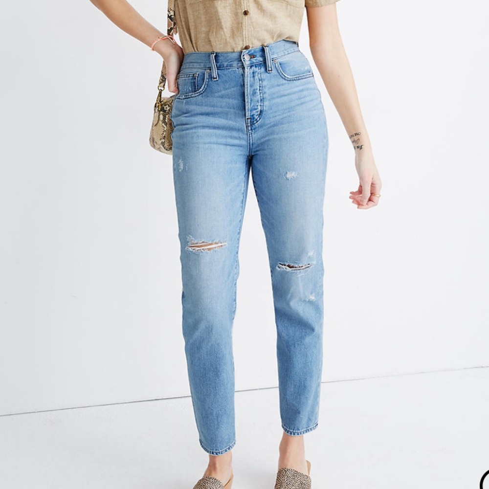 Madewell the perfect vintage crop jean